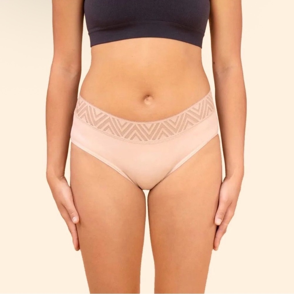 Thinx Beige Hiphugger Moderate Absorbent Underwear- 3X